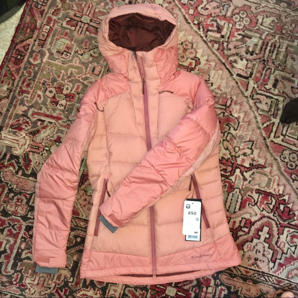 Backcountry 850 fill Down winter Jacket NWT